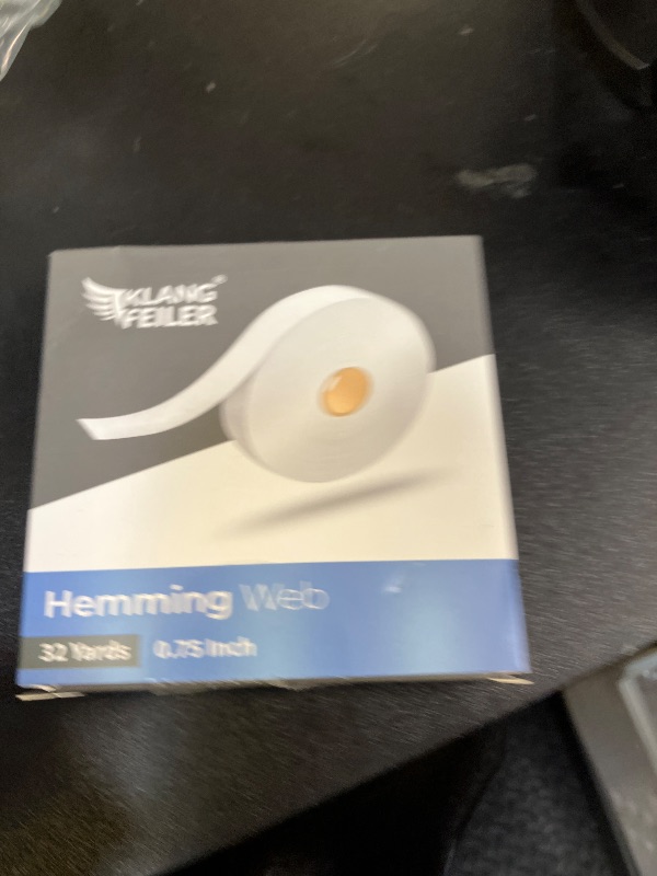 Photo 1 of Klangfeiler® Hemming Tape - 0.75 INCH x 32 Yards - Extra Strong - Iron-On Hem Tape Adhesive
