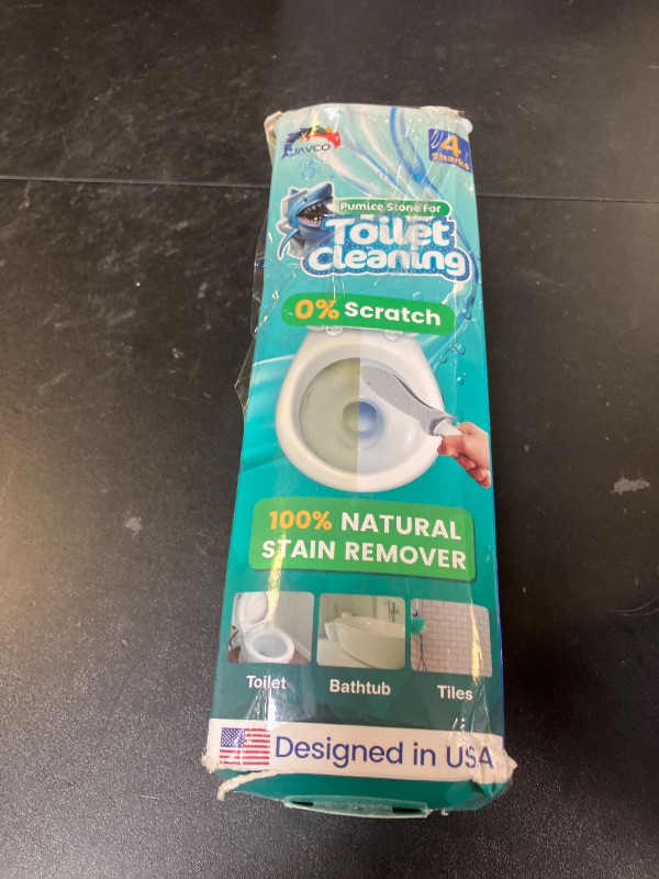 Photo 1 of 4 Pack Pumice Stone for Toilet Cleaning | Toilet Pumice Stone with Handle | Pumice for Cleaning | Pumice for Toilet Bowl Cleaning