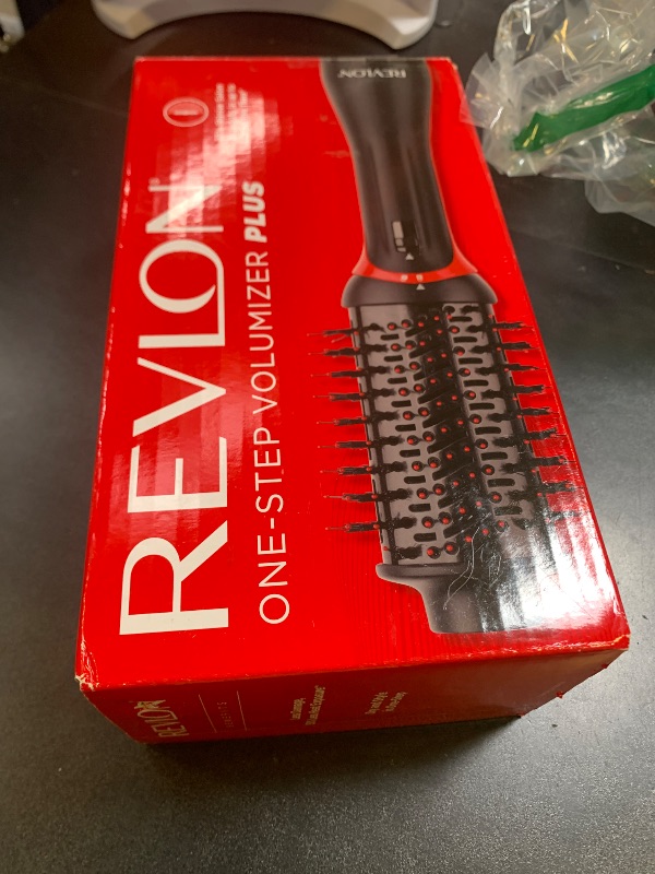 Photo 2 of REVLON One Step Volumizer PLUS Hair Dryer and Styler | More Volume, Less Damage, and More Styling Control for Easy and Fast Salon-Style Blowouts, Plus Travel Friendly (Black)