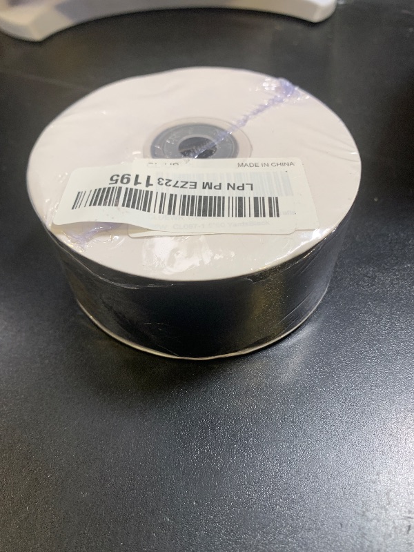 Photo 1 of CLUEWR 1-1/2 Inches 50 Yards Black Satin Ribbon, Solid Fabric Ribbon Roll for Flower Bouquets, Gift Wrapping, Wedding, Handmade Crafts