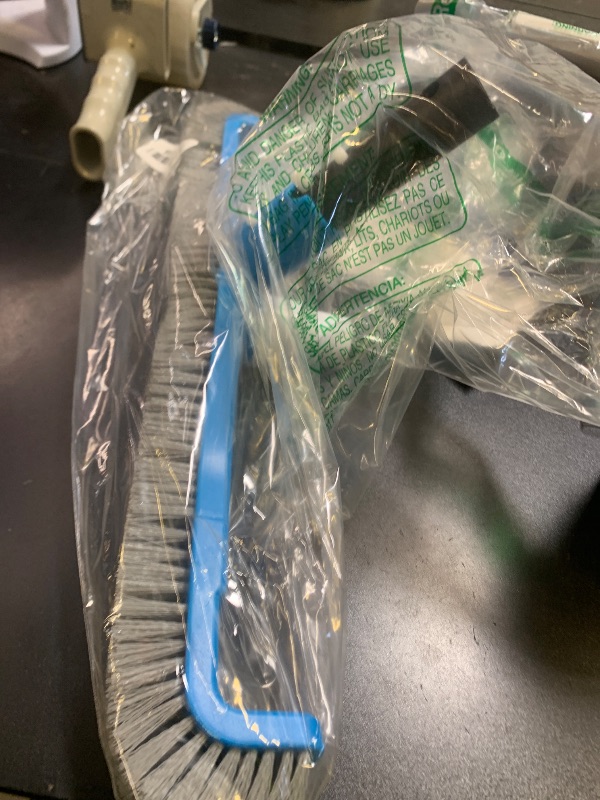 Photo 1 of (2025 Upgraded) 20" 2 in 1 Pool Brush Vacuum Head with Swivel Hose Connection & Sturdy Nylon Bristles for Heavy Duty Inground & Above- Ground Pool Cleaning - Connecting 1-1/4" or 1-1/2" Hose (No Pole)
