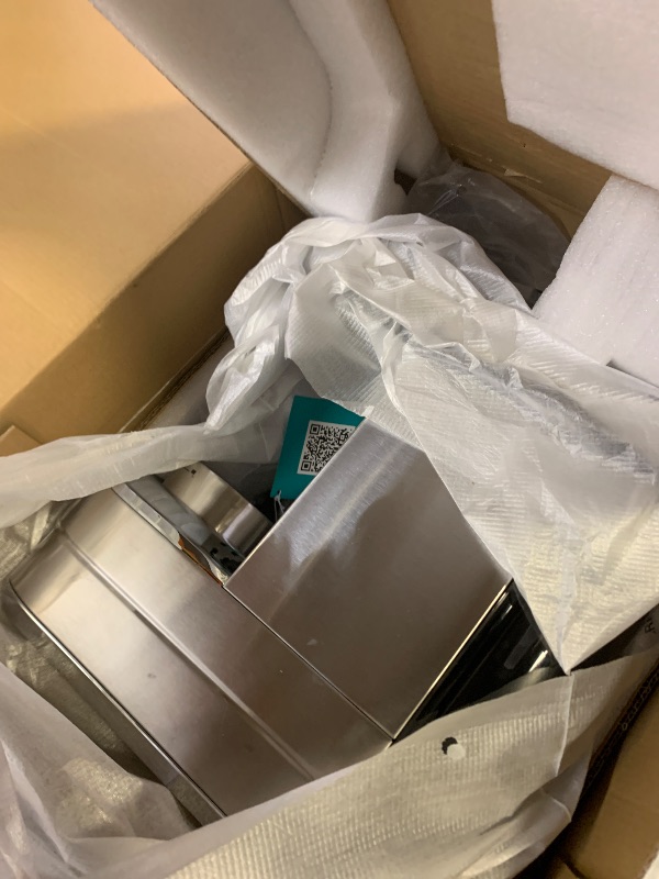 Photo 1 of CASABREWS CM5418 Espresso Machine 20 Bar, Compact Espresso Maker with Steam Milk Frother, Stainless Steel Coffee Machine with 34oz Removable Water Tank for Cappuccino, Latte, Silver