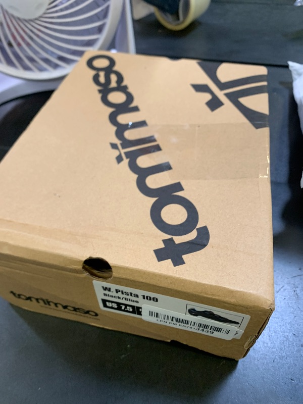 Photo 1 of Tommaso Pista 100 SPD & Peloton Shoes for Women—2 in 1—Road Bike & Indoor Cycling Shoes for Both Delta & SPD Cleats—Peloton Bike Accessories—No Cleats—Blue—Size 7.5US—38EU