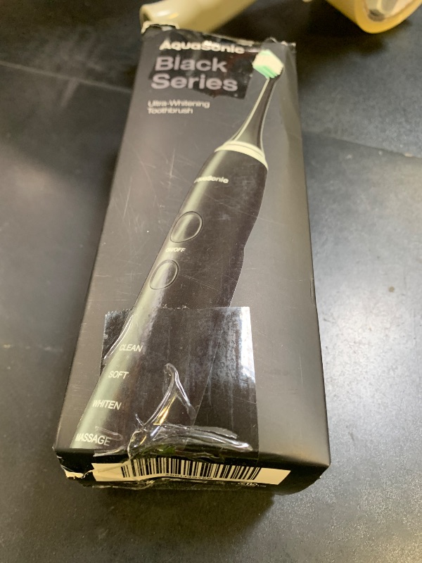 Photo 1 of Aquasonic Black Series Ultra Whitening Toothbrush – ADA Accepted Electric Toothbrush- 8 Brush Heads & Travel Case – 40,000 VPM Electric Motor & Wireless Charging - 4 Modes w Smart Timer