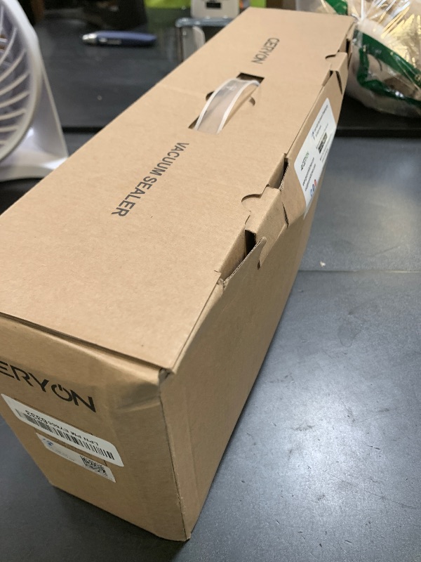 Photo 1 of GERYON Vacuum Sealer, Automatic Food Sealer Machine for Food Vacuum Packaging w/Built-in Cutter|Starter Kit|Led Indicator Lights|Easy to Clean|Dry & Moist Food Modes| Compact Design