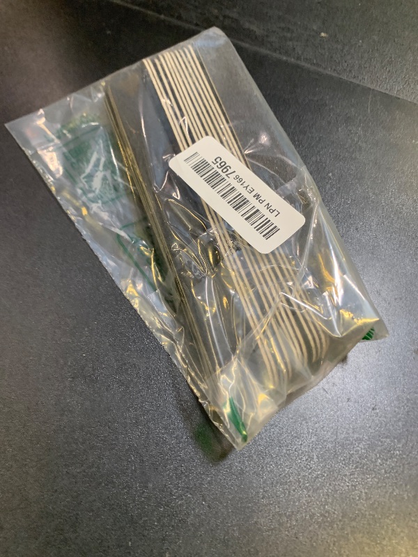 Photo 1 of Emery Board Nail Files (24 Pack), 100/180 Grit Wooden Nail File for Natural Nails, 7 Inches Emory Filers Manicure Tool Set Disposable Nail File for Home Salon Black