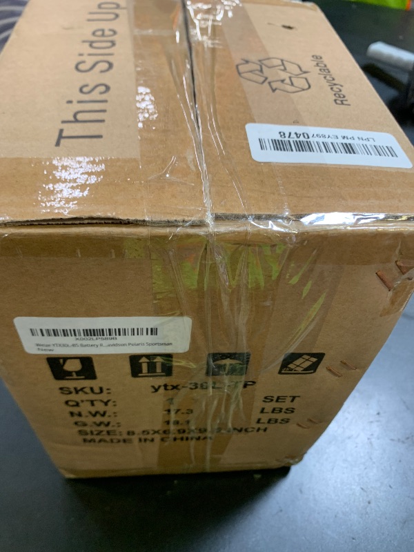 Photo 1 of Weize YTX20L-BS High Performance Power Sports- Maintenance Free - Sealed AGM Battery ETX30L BS For Motorcycle ATV UTV snowmobile
