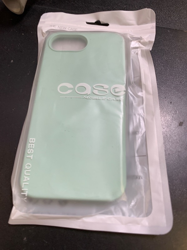 Photo 1 of oakxco Silicone Case for iPhone 16e Compatible with Magsafe Magnetic Wireless Charging, Slim Thin Soft Rubber Gel with Magnet, Matte TPU Mag Cover for Women Men, Mint Green