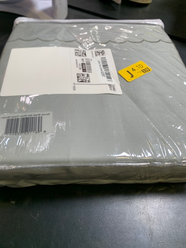 Photo 1 of Dreamology Tencel Lyocell Sheets Queen,100% Tencel Lyocell Sheets Set, Eucalyptus Sheet,Soft, Peached, Non Slip & Cooling Sheet for Hot Sleepers, Tencel sheets, 16" Deep Pocket - 4 Piece (Gray Violet)