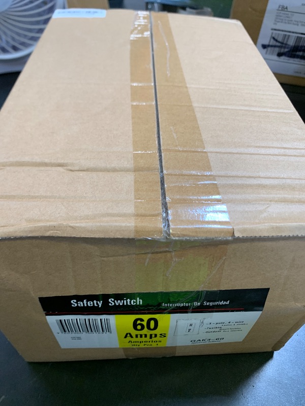 Photo 1 of ?Upgrade? 3P 60 Amp Disconnect,Disconnect Switch,Add Ground Design,Non-Fusible,NEMA 3R Standard,Heavy Duty Steel Material,Rust and Corrosion Resistant,for Indoor and Outdoor,120/240v,10-Year Warrnaty