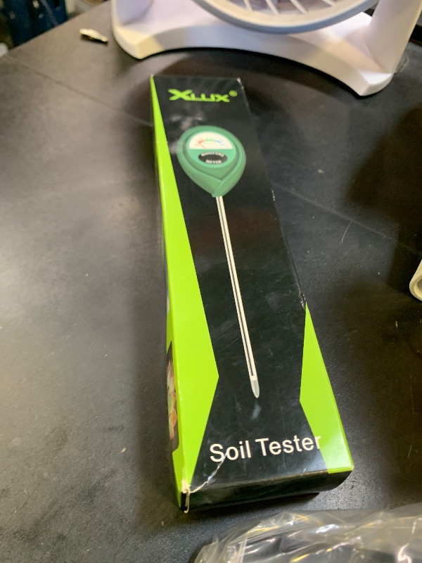 Photo 1 of XLUX Soil Moisture Meter, Plant Water Monitor, Hygrometer Sensor for Gardening, Farming, Indoor and Outdoor Plants, No Batteries Required