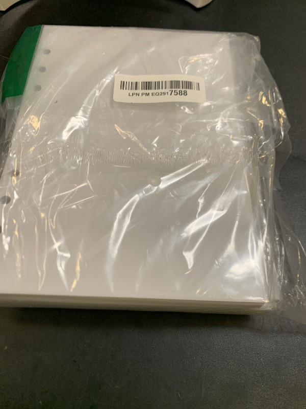 Photo 1 of (5-Pack) A5 Blank Paper, Refills for Filofax Planner, Organizer, Binders, 6 Hole Punched, Total 500 Sheets/1000 Pages, 100gsm, White, 5.8 x 8.2 Inch, 6 Hole Filler Paper