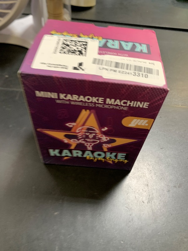 Photo 1 of YLL Mini Karaoke Machine with 2 Wireless Microphones, TOP Kids Gifts for Girls Ages 3, 4, 5, 6, 7, 8, 9,10,11,12 +Year Old, 4-12 Years Old Birthday Toy Gift for Girls Boys Party (Purple)