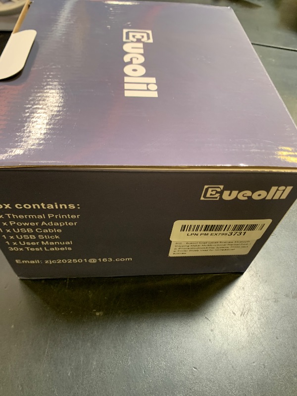 Photo 1 of EueoLil Bluetooth Shipping Thermal Label Printer, Portable 4×6 Label Makers for Small Business,Compatible with Android?iPhone?Windows?Mac,Widely Used for Home?Small Businesses and Office