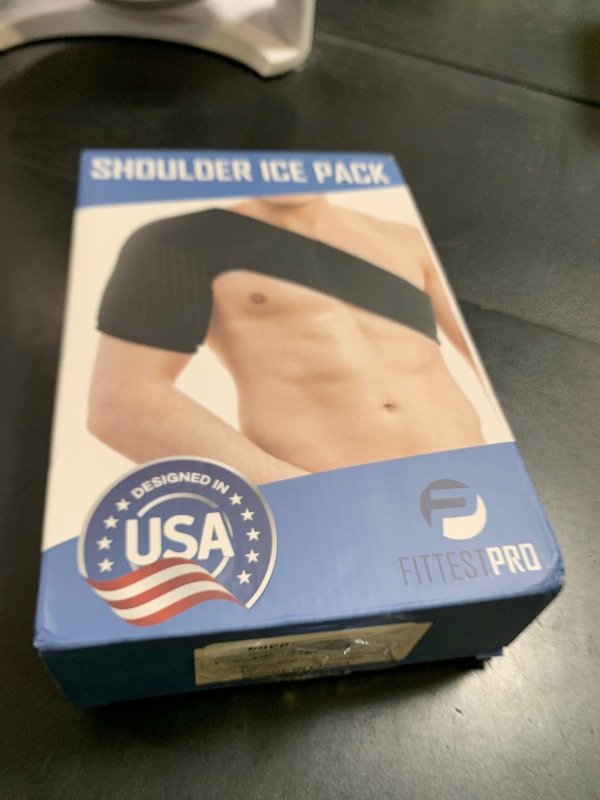 Photo 1 of Shoulder Ice Pack Wrap (XL) for Pain Relief, Reusable Cold Therapy Wrap for Tendonitis, Swelling, Rotator Cuff, and Recovery