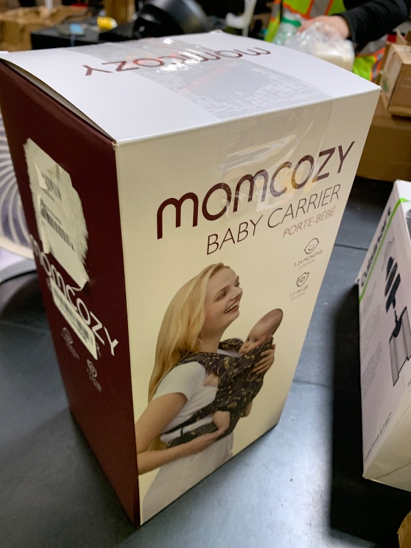 Photo 1 of Momcozy Baby Carrier - Ergonomic, Cozy and Lightweight Carrier for 3-24 Months, Effortless to Put On, Ideal for Hands-Free Parenting, Enhanced Lumbar Support, Purehug for Infant to Toddler, Black