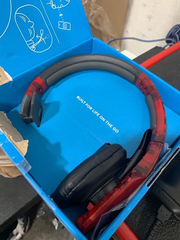 Photo 1 of BlueParrott B450-XT Mono Bluetooth Wireless Headphones 96% Noise Canceling Over Head Trucker Headset with Mic, All Day Comfort Padded Headband, 300 ft. Wireless Range, 24 hrs. Talk Time, Black