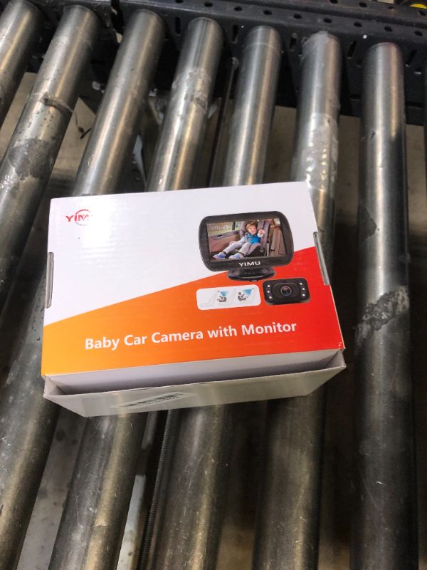 Photo 1 of YIMU Baby Car Camera for Backseat: Rear-Facing Infant Back seat Camera Baby with HD 720P, Easy Setup, Crystal-Clear Night Vision, and 360° Rotation KB (KB40 4.3 inch)