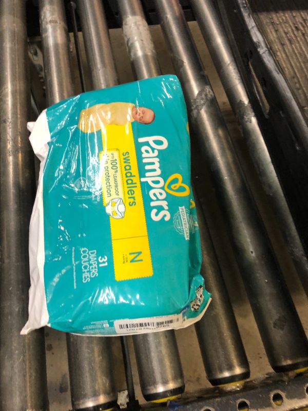 Photo 1 of Pampers Baby Diapers - Swaddlers - Size 0, 31 Count, Ultra Absorbent Disposable Newborn Diaper
