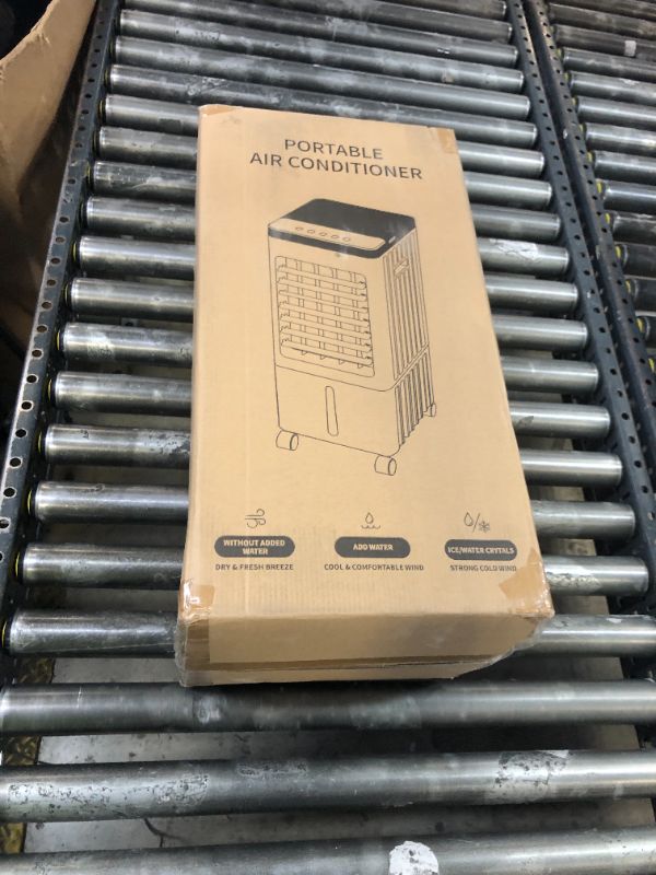 Photo 1 of SimerSure 3-IN-1 Portable Air Conditioners, Evaporative Air Cooler w/Remote & 3 Speeds, Windowless Air Conditioner, 2 Gal Tank & 4 Ice Packs for 45H Cooling, Quiet Portable AC for Room Bedroom Office