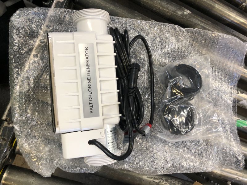 Photo 1 of 520555 Salt Chlorine Generator Cell, Suitable for Pools Up to 40,000 Gallons, Includes 15' Cable 2" PVC Unions