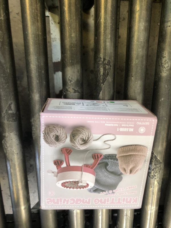 Photo 1 of Knitting Machine 22 Needles, Knitting Board Rotating Double Loom, for Adults or Kids DIY Knit Toy Scarf Hat Sock,Automatic Circular Weaving Spinning Knitting Loom Machine Kit for Hat,Socks