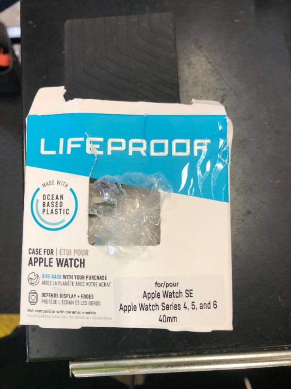 Photo 1 of LifeProof Bumper for Apple Watch SE/6/5/4 40mm, Shockproof, Drop Proof, Sleek Protective Case, Guards Display and Edges, Sustainably Made, Green