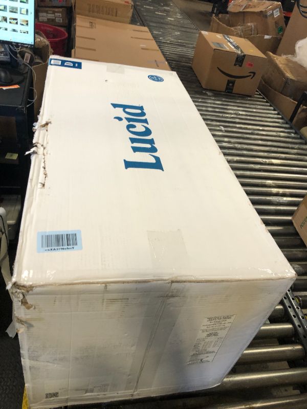 Photo 1 of LUCID 10 Inch Memory Foam Mattress - Firm Feel - Infused with Bamboo Charcoal and Gel - Bed in a Box - Temperature Regulating - Pressure Relief - Breathable - Full Size