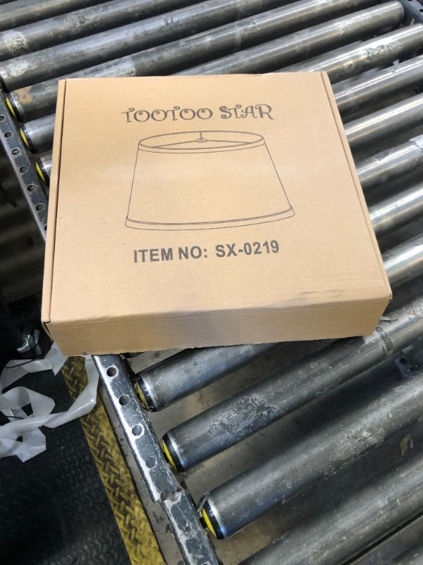 Photo 1 of TOOTOO STAR Large lamp shade 13"x14"x9" inches Drum lamp shade for Table Lamp,Bedside Lamp,Floor Lamp