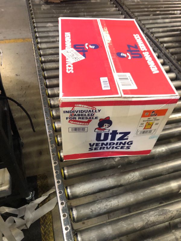 Photo 1 of Utz Potato Chips, Barbeque - 1 Ounce (Pack of 60), Crispy Potato Chips Made from Fresh Potatoes, Crunchy Individual Snacks to Go, Cholesterol Free, Trans-Fat Free, Gluten Free Snacks