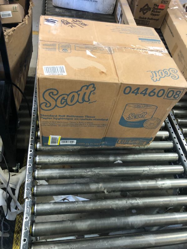Photo 1 of Scott Professional Standard Roll Bulk Toilet Paper (04460), 2-Ply, Elevated Design, White, Individually Wrapped (80 Rolls of 550 Sheets, 44,000 Sheet Total)