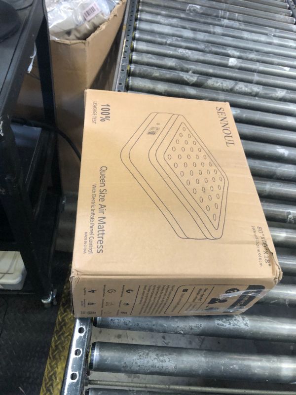Photo 1 of SENNOUL Air Mattress Queen with Built in Pump - 2 Mins Quick Self Inflatable,16"/650lbs Max Blow Up Bed, All Night Stability No Lost Air?No Peculiar Smell for Camping,Home,Guests & Portable Travel