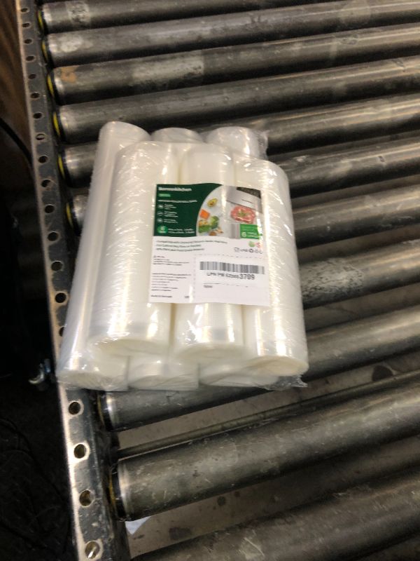 Photo 1 of Bonsenkitchen Vacuum Sealer Rolls Bags, 6 Pack 3 Rolls 11" x 20' + 3 Rolls 8" x 20' Commercial Grade BPA Free Bag Rolls, Durable Customized Size Food Vac Bags for Storage and Sous Vide Cooking VB3211