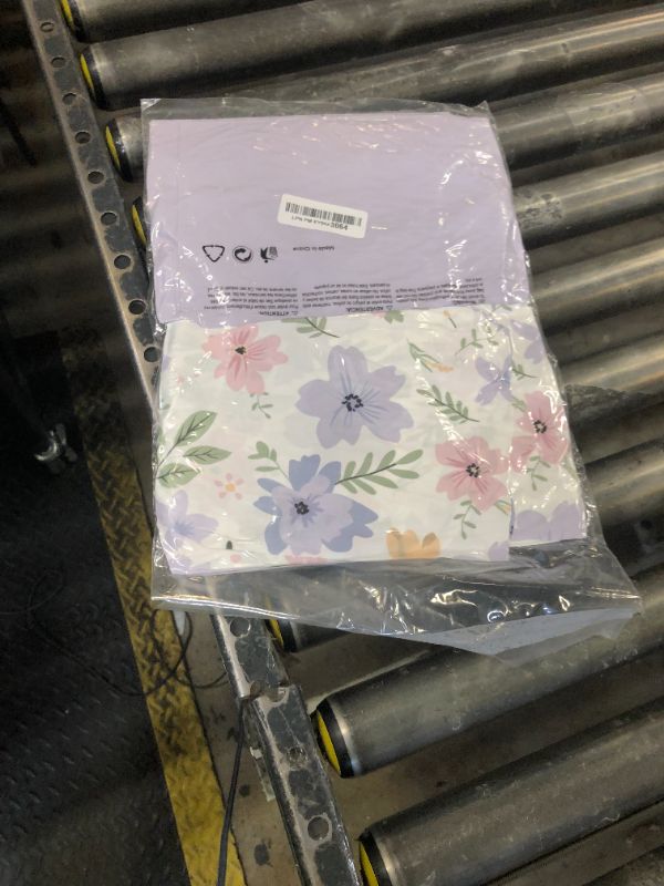 Photo 1 of TILLYOU Baby Crib Sheets for Boys Girls, Super Soft Toddler Bed Sheets, 2 Pack Sheets for Standard Crib Mattress 28x52in, Brilliant Little Flowers