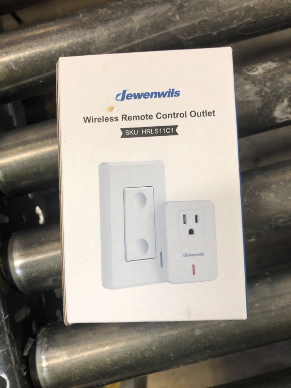 Photo 1 of DEWENWILS Remote Control Outlet Wireless Wall Mounted Light Switch, Electrical Plug in On Off Power Switch for Lamp, No Wiring,100 Feet RF Range, ETL Listed,Programmable