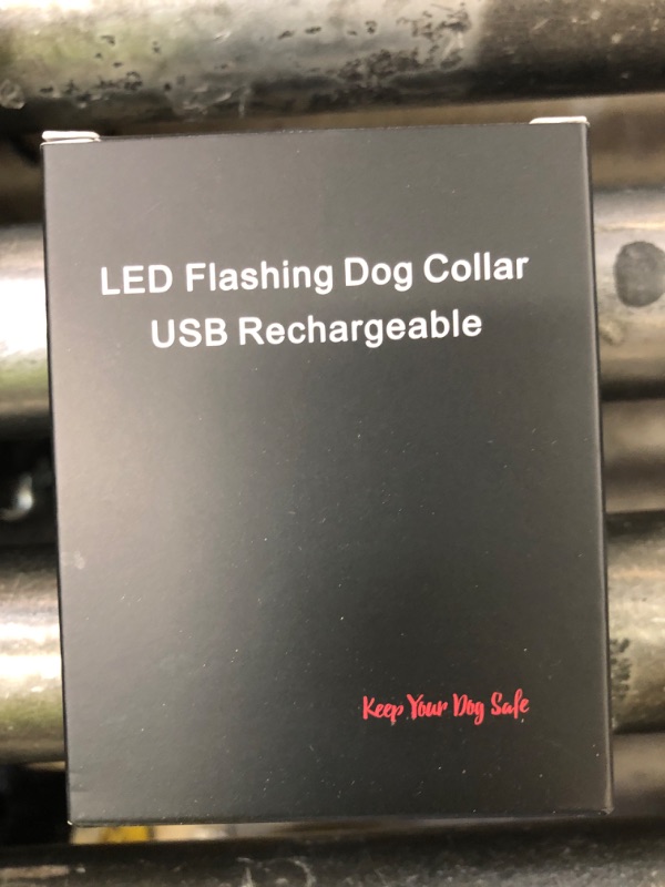 Photo 1 of LED Dog Collar, Light Up Dog Collar, Lighted Dog Collars Adjustable for Night Walking, Glow in The Dark Dog Collars Light with USB Rechargeable Color Changing Waterproof for Dogs (Green, Small)