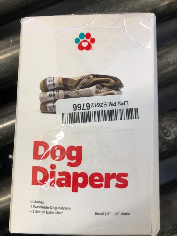 Photo 1 of Pet Parents® Washable Dog Diapers (3pack) + Extendrs® of Durable Doggie Diapers, Premium Dog Diapers Female & Male (Small, Oxford)