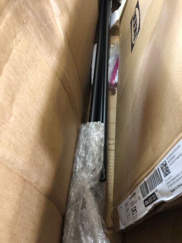 Photo 1 of Heavy Duty Curtain Rods for Windows 20 to 150 inches, 1 Inch Diameter Adjustable Length Extra Long Window Curtain Rod, Aluminium Finials