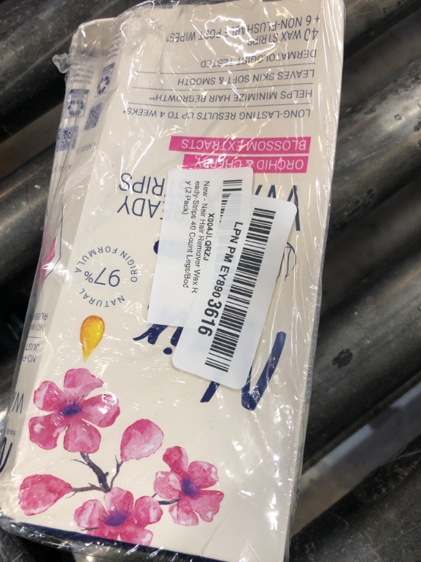 Photo 1 of Nair Hair Remover Wax Ready-Strips 40 Count Legs/Body (2 Pack)