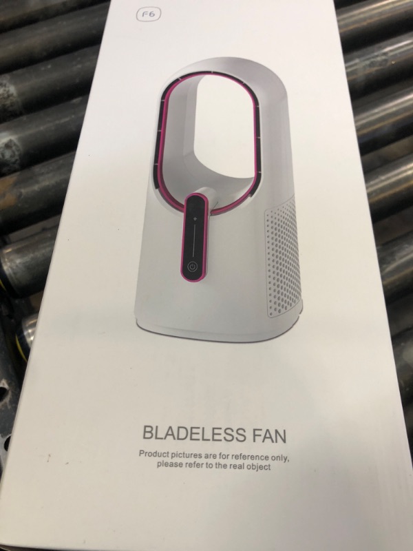 Photo 1 of KONSIDEN Desk Fan Bladeless, 11.8 Inch Office Fan Small, Quiet, 3 Speed Adjustment, Touch Control, Easy to Clean, Desk Fans Small Quiet, Ideal for Office, Living Room, Bedroom
