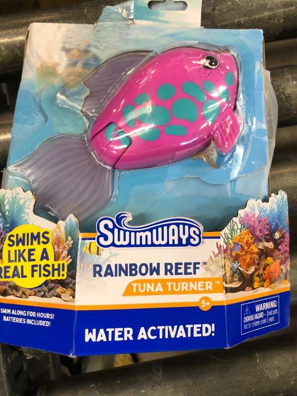 Photo 1 of SwimWays Rainbow Reef Fish Toy, Kids Swimming Accessories & Water Toys, Learn to Swim Pool Toys for Kids Ages 5 & Up, Batteries Included, Tuna Turner