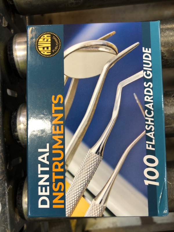 Photo 1 of Dental Instruments Flash Cards for Studying – Over 100 Study Flash Cards for Dental Assisting Students, Exam Practice – Practical Visual Aids with Tool Image and Descriptions – Pocket-Size