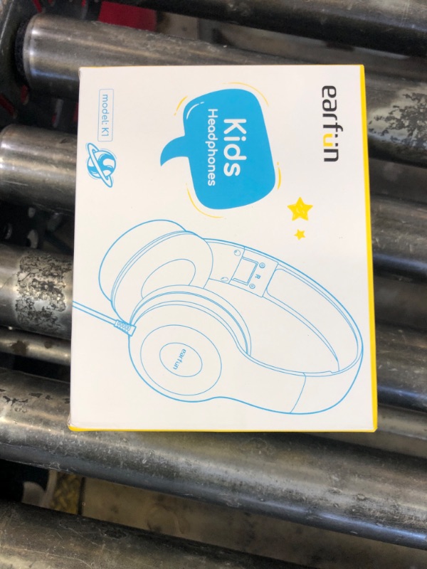 Photo 1 of EarFun Kids Headphones Wired with Microphone, 85/94dB Volume Limit Headphones for Kids, Portable Wired Headphone with Shareport, Stereo Sound Foldable Headset for School/Tablet/PC/Kindle, Navy Red