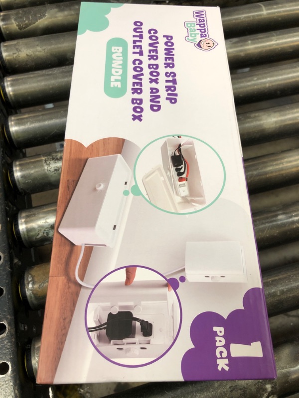 Photo 1 of Power Strip Cover and Outlet Cover Box - Effectively Baby Proofs Power Strip on Floor or Wall, Protects Small Hands & Fingers, Cover Box and Outlet Cover Box