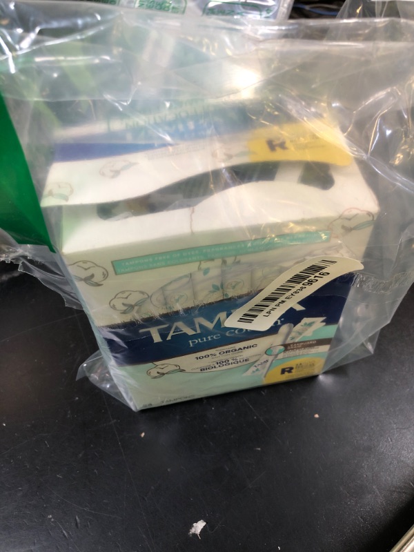 Photo 1 of Tampax Pure Cotton Tampons, Unscented, 24 Count