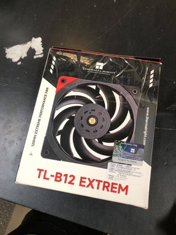 Photo 1 of Thermalright TL-B12 Extrem CPU Fan Cooler,Industrial Grade Fans,with High Speed 3150RPM,120mm Cooling PWM Fan,Three-time Dynamic Balance Correction,Computer Case Cooling Fan