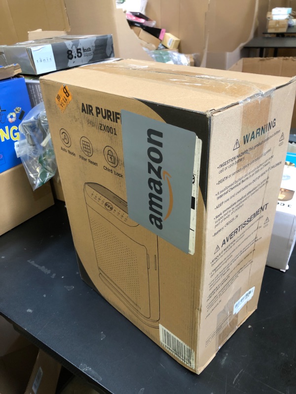 Photo 1 of Air Purifiers for Home Large Room Up to 2500 Ft² With Double Air Intake,Washable Pre-Filters, AnEgoe Pet Air Purifier for Bedroom With Remote Control,HEPA Air Cleaner for Dust, Pets,White