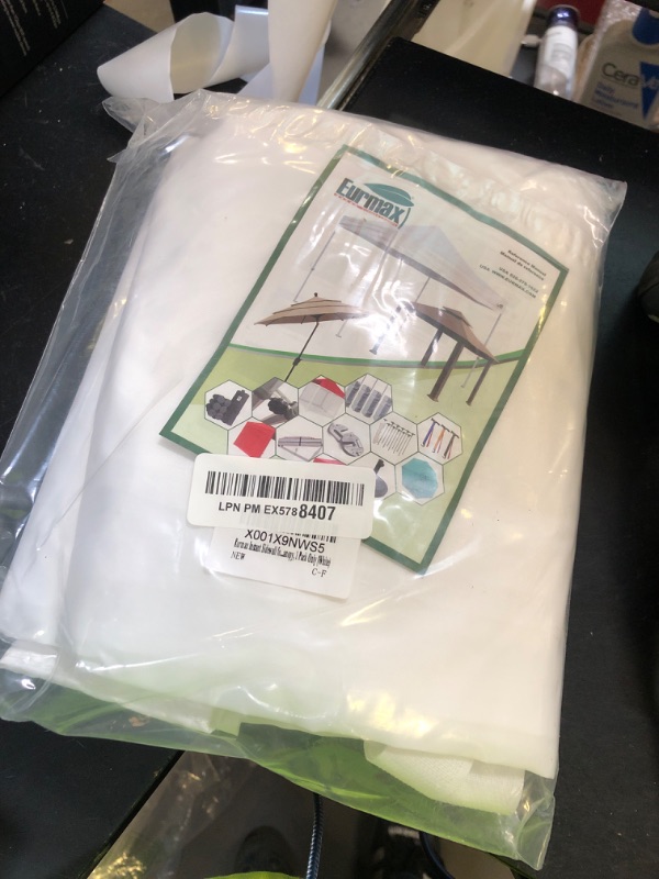 Photo 1 of Eurmax USA Instant Canopy SunWall Tent Sidewalls for 10x10 Pop Up Canopy Tent,1 Pack Sidewall Only (White)