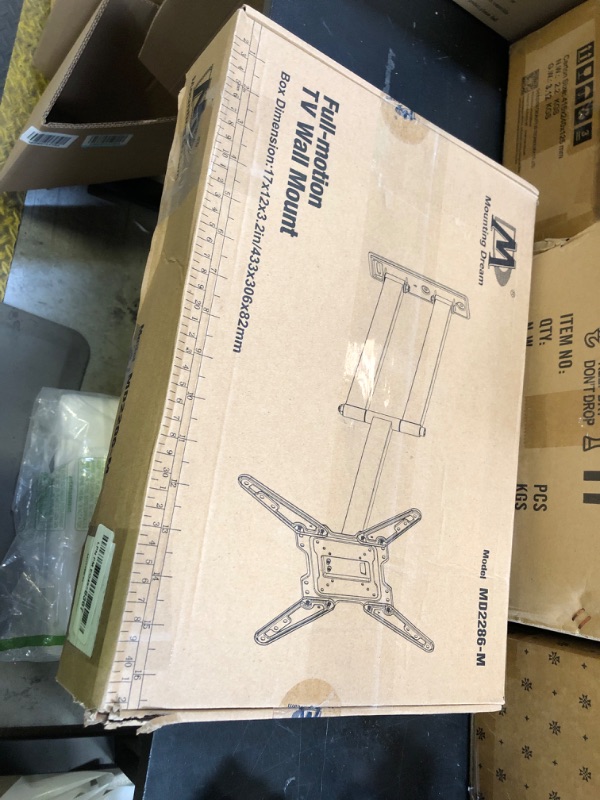 Photo 1 of Mounting Dream Long Arm TV Wall Mount for Most 26-65 Inch TVs, 30 Inch Long Extension TV Mount Swivel and Tilt, Full Motion Wall Mount TV Bracket Fit Max VESA 400x400mm,Up to 99 lbs, MD2286-M