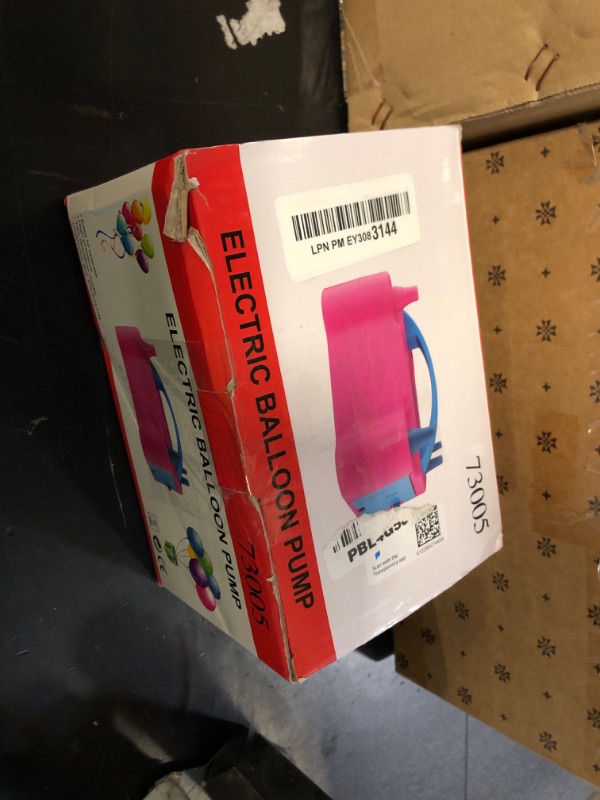 Photo 1 of Anordsem Electric Balloon Air Pump: Polypropylene Plastic Case with Dual Nozzle - Quick Inflating for All Balloons at Home - Rose Red Blower Machine Knotter for Parents Party DIY Decoration